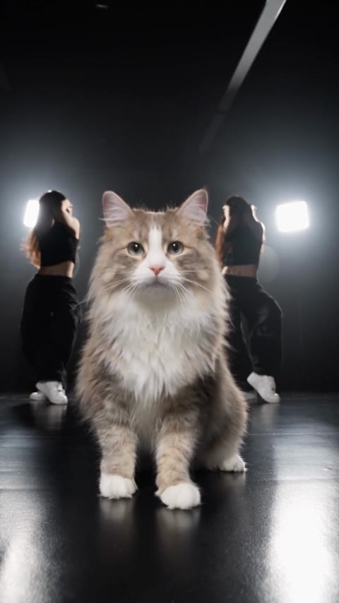 Put A Ring On It AI closing with the cat facing forward as both dancers turn away